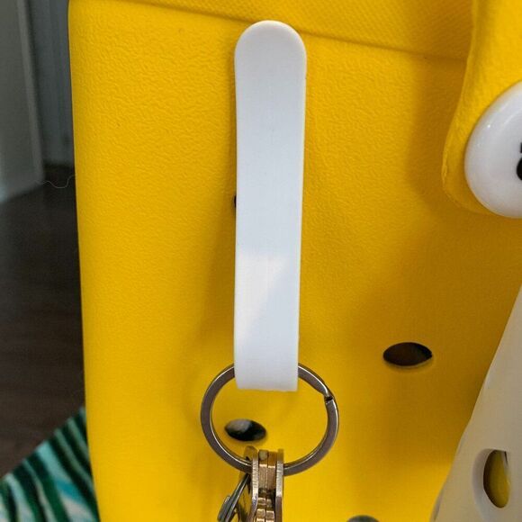 EVA key carabiner and hook, 3 pieces, white, versatile, quick access for EVA bag - Picture 5 of 13